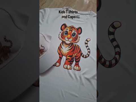 Kids T shirts and caps printing