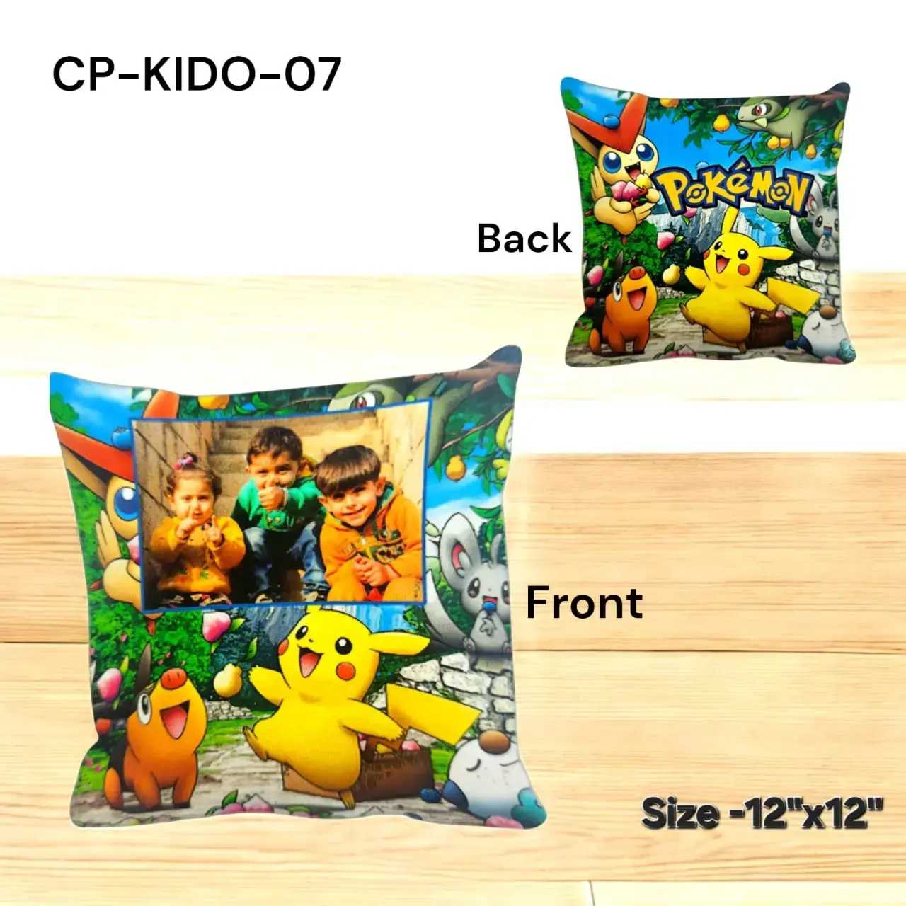 Kids Cushion 12X12 Cartoon - 3